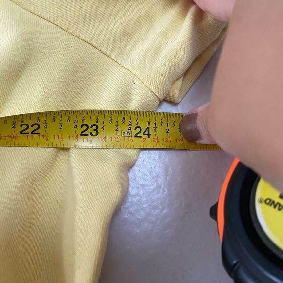 Quacker Factory Yellow Rhinestone Cotton T Shirt Women’s Size XL Short Sleeves - Picture 7 of 8